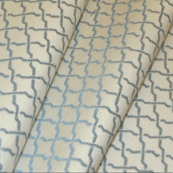 Luxury Fabric Other - 9 YDS - Provential French Blue Stitched Modern Design